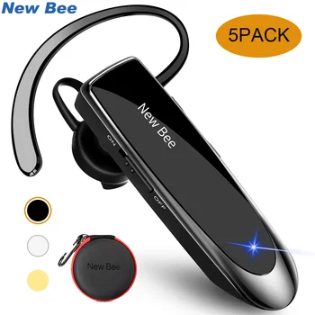 Abeille 5PCS LC-B41 Bluetooth Écouteurs 5.0 Écouteur sans-Fil de Gros Casque anglais/russe Avec Micro pour iPhone xiaomi