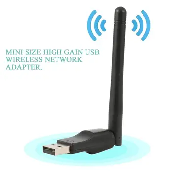 Adaptateur USB WIFI RT7601 150Mbps USB 2.0 sans Fil Carte Réseau 802.11 B/G/N Adaptateur LAN avec Antenne Orientable