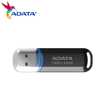 ADATA C906 Lecteur Flash USB 64 go 32 go Haute Vitesse Noir de Bâton de Mémoire USB 2.0 Flash Drive 8GB 16GB clé usb Mini Disque d'U