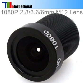 AHD 1080P 2.8/3.6/6mm OBJECTIF CCTV Caméra de Sécurité de la Lentille M12 2 mpx à l'Ouverture de F1.8, 1/2.5