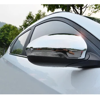 Ajustement Pour Hyundai Tucson 2015 2016 2017 2018 de Vue Arrière de Voiture de Miroir Capuchon Style de Moulage Accessoires Extérieurs en Chrome ABS