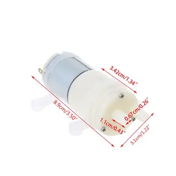 Amorçage de la Membrane Mini Pompe de Pulvérisation Moteur 12V Micro-Pompes Pour le Distributeur d'Eau Mini Pompe à Eau A-HJ365