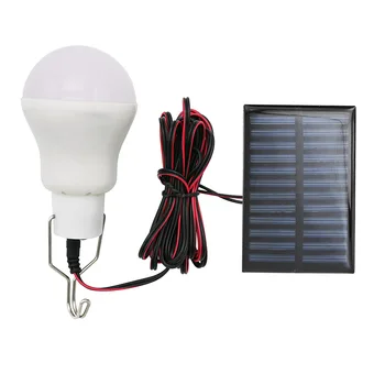 ANBLUB Portable LED Lampe Solaire Chargé de l'Énergie Solaire de Panneau de Lumière Alimenté Urgence Ampoule De Jardin en plein air Tente de Camping Pêche