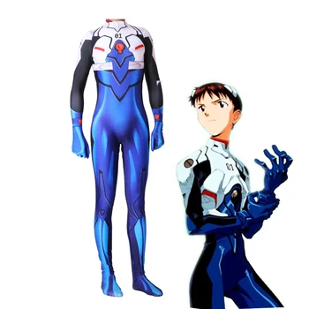 Anime Plugsuit Costume De Cosplay Ikari Shinji Zentai Combinaison Costume De Combinaisons