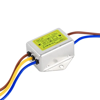 Anti-interférence AC 220V bloc d'alimentation filtre EMI de ligne audio purificateur CW1B-L 1A 3A6A10A