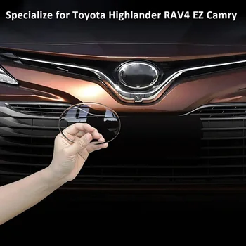 Anti-vol calandre Badge Emblème Autocollant de Protection du Capot pour Toyota Highlander RAV4 EZ Camry Style Accessoire Extérieur