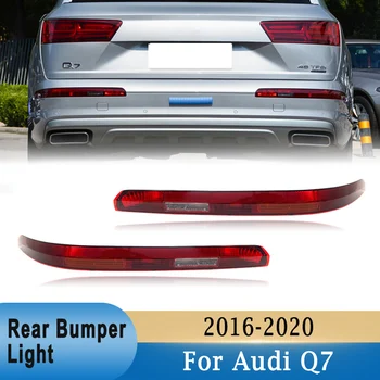 Arrière de voiture de Pare-chocs Lumière de clignotant Stop feu de Frein pour Audi Q7 2016-2020 eu la Version avec 4 Ampoules des feux arrière Arrière, Lampe de signalisation