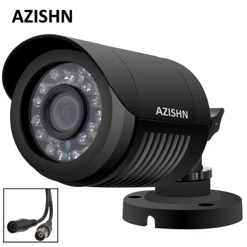 AZISHN Caméra AHD 720P/1080P/5MP de Sécurité CCTV AHDM AHD-M Caméra HD IR-Cut de vision Nocturne IP6 extérieure Caméra bullet 1080P LENTILLE