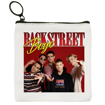 Backstreet Boys Monde BSB Groupe de Musique en Toile de Pièce de monnaie Sac à main d'Embrayage d'Impression de Tissu porte-Monnaie Étudiant en Cas de Personnalisation