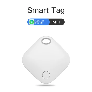 Balise Bluetooth-compatible Localisateur Anti-perdu Localisateur de Pet Tracker Finder Clé à Distance de Positionnement Fonctionne Avec Apple localiser Mon
