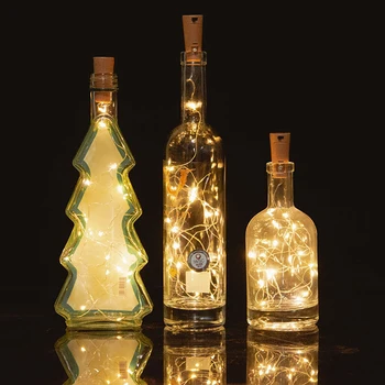 Barre de LED bouteille de vin de liège chaîne de lumières les Lumières de Fées IP65 Imperméabilisent la Lumière de Décoration BRICOLAGE de Noël de Mariage de l'hôtel Partie des Guirlandes