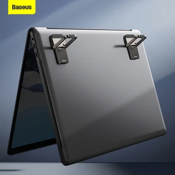Baseus Mini Portable De Refroidissement Support D'Ordinateur Portable Pour Macbook Xiaomi, Lenovo, Samsung Portables De Bureau Support Réglable Support De Stand De Pieds