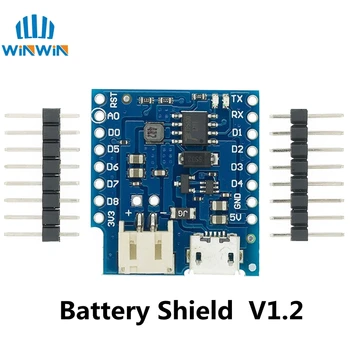 Batterie Shield V1.2.0 Pour WEMOS D1 mini unique lithium, de charge de batterie & boost
