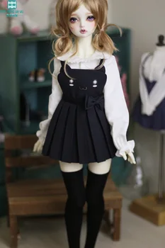 BJD doll vêtements s'adapte à 60cm 1/3 BJD poupée de mode tempérament costume chemise blanche + sangle jupe + bas
