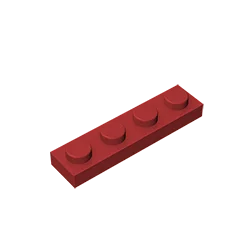 Blocs de construction Compatible avec LEGO 3710 Plaque 1 x 4 Techniques MOC Accessoires à l'Assemblage de Pièces Set de Briques de BRICOLAGE