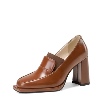 British Style de Talons hauts Classiques Commute Chaussures pour les Femmes, la Grâce de la Mode Robe de Chaussures Confortables Mujer Femmes de Pompes à 2022 Automne