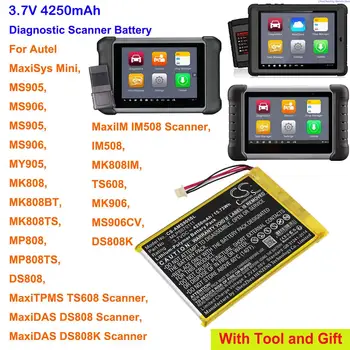 Cameron Sino 4250mAh Batterie pour Autel MaxiSys Mini,MS905,MS906,MY905,MK808,MK808BT,MK808TS,MP808,MP808TS,DS808,MK808IM,DS808K
