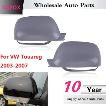 CAPQX Rétroviseur Extérieur Cover Shell Pour VW Touareg 2003 2004 2005 2006 2007 Rétroviseur Inverse Logement Cadre de la Pac