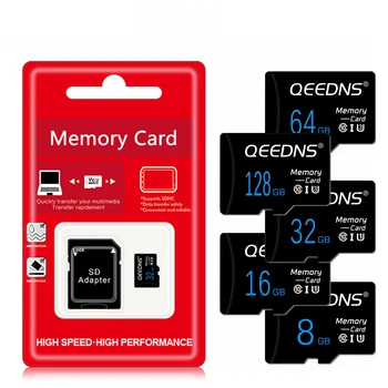 Carte mémoire 8 GO 16 GO 32 GO/SDHC 64 GO/128 GO/256 GO/512 GO SDXC Micro/TF Carte SD 128 64 32 16 8 go UHS-1 carte mémoire Flash gratuit adaptateur SD