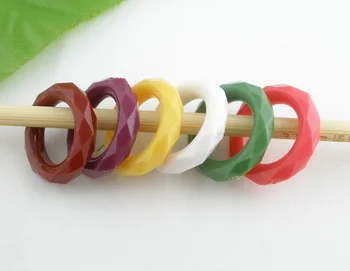 CCB Plastique Tricot Accessoires de Couture Marqueurs Cercle Anneau Mixte Multicolore de 11 mm(3/8