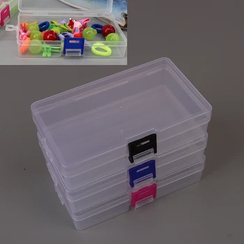 Composante pratique Vis à Bijoux Boîte de Rangement Transparent boîte à outils Contenant de Plastique de la Boîte à Outils Vis de Couture PP Boîtes