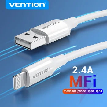 Convention MFi USB pour Câble de Foudre pour l'iPhone 14 13 12 Pro Max 2,4 Rapide Câble de Chargement pour iPhone Chargeur Câble de Données USB Cordon