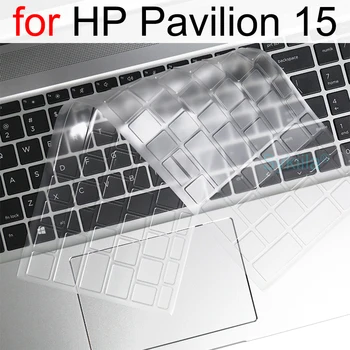Couvercle du clavier pour HP Pavilion 15 x360 15 15t 15z 15-eg 15-eh Jeux Touch en Silicone Protecteur de caisse de Peau de Accessoires d'ordinateur Portable