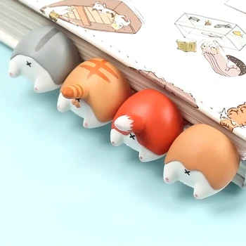 Creative Animal Corgi Chat Hamster Signets pour les Livres Kawaii Livre Marque pour Enfants Filles de Cadeau de Bureau Fournitures Scolaires, Papeterie