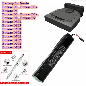 CS de la Batterie 945-0225, 205-0011 pour Neato Botvac Connecté, D3, D3+, D4, D5, D5+, D6, D7, D301, D303,D502,D503,D701,D702,D703,D705