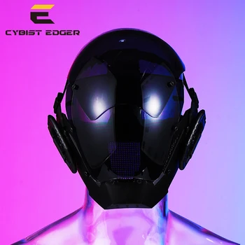 Cyberpunk Masque Rôle à Jouer Cosplay Robocop de l'Avenir Futuriste Cool Modèle Standard de la Science-Fiction pour la Fête d'Halloween