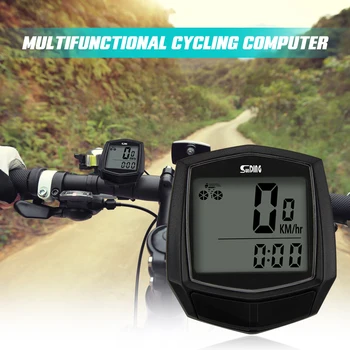 Cyclisme Ordinateur de Type de fil Ordinateur de Vélo Imperméable à l'Écran LCD d'un Ordinateur de Vélo De Cyclisme sur route