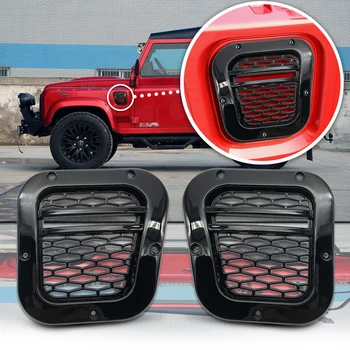 Côté du véhicule, la prise d'Air de Sortie housse pour Land Rover Défendre Pièces Grille de Prise d'Air, Bouches de Ventilation Couvercle de Garniture Accessoires