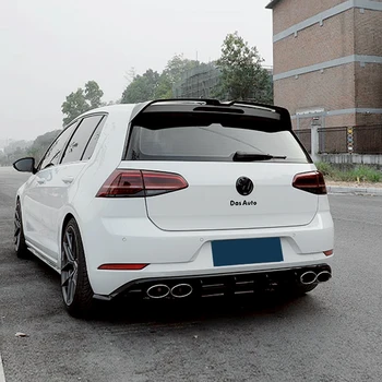 De carbone de la Surface Arrière de Spoiler de Toit Pour Volkswagen Golf 7 MK7 Rline Gti 2014-2019