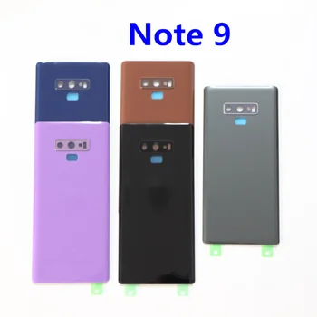 De retour Couvercle en Verre Note9 Pour Samsung Galaxy Note 9 N960 N9600 SM-N960F N960U N960FD Arrière de Verre + Adhésif