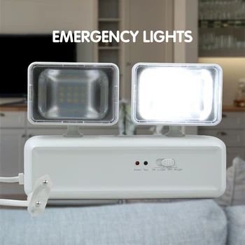 De secours à LED Rechargeable à la Lumière de Longue Durée Double Réglable À 360° Lampe de Travail à Domicile de Camping la Réparation de la Lumière d'Éclairage Portatif