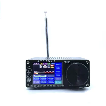 Dernière ATS25X2 FM RDS APP Réseau WIFI Configuration de Toutes les bandes de la Radio À Balayage de Spectre de DSP Récepteur de Mise à niveau de l'ATS-25 ATS-25X1