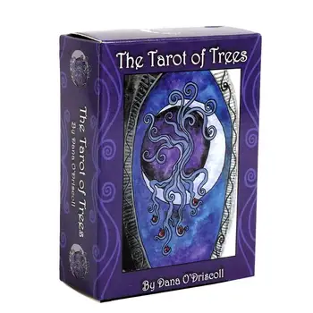 Des Cartes de Tarot en anglais Le Tarot Des Arbres Sort de Divination Tarot Oracle Deck Partie Divertissement de la divination Jeux de société