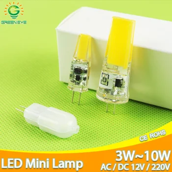 Dimmable 12V/220V Mini G4 LED Lampe Ampoule de l'ÉPI LED 4W 6W 10W AC DC LED G4 Lustre Remplacer une lampe Halogène Lampada Bombilla Ampoule