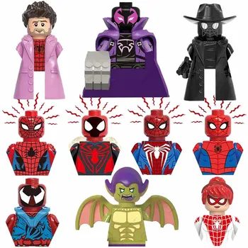 Disney Marvel Super-Héros Spider-Man Mini Figurines D'Action Blocs De Construction Classique Film Avengers Modèle Des Poupées De Briques Jouets Enfant Cadeau