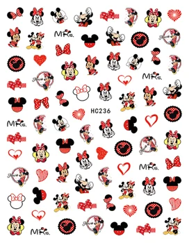 Disney Mickey Lilo & Stitch Disney Princesse Stickers et Autocollants Nail Art Décorations DIY Nail Art de Fournitures d'Art pour les Ongles Autocollants