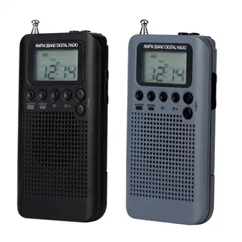 DRH-104 de Radio Numérique Pratique 40mm Pilote de haut-Parleur De 1,3 Pouces Écran LCD FM/AM Radio Portable pour Vélo радиоприёмник