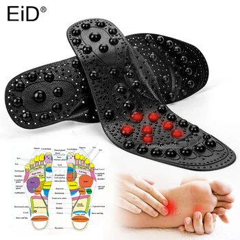 EiD 68 aimant la Thérapie Magnétique de Silicone Semelles Transparentes Massage Pied de Perte de Poids Amincissant la Semelle de Soins de Santé de la Chaussure Pad Semelle