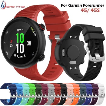 En Silicone souple Smart Watch Band Pour Garmin Forerunner 45 45 Sport de Courroie de Poignet Pour Garmin Swim 2 Remplacement de Bracelet Accessoires