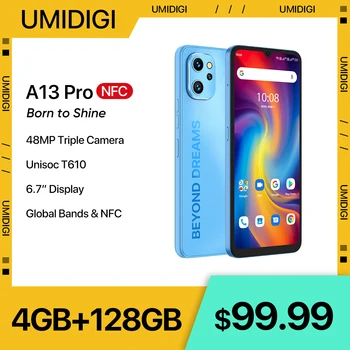 [En Stock] UMIDIGI A13 Pro Smartphone Android NFC 48MP AI le Triple de 128 go Appareil photo de 6,7