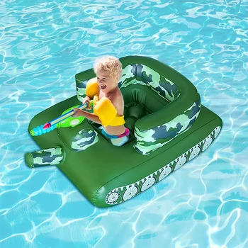 Enfants Piscine Gonflable Floaties PVC Réutilisable Nager Radeaux Flottants Léger Pliable de Jeu Intéressant pour les Summer Beach Party
