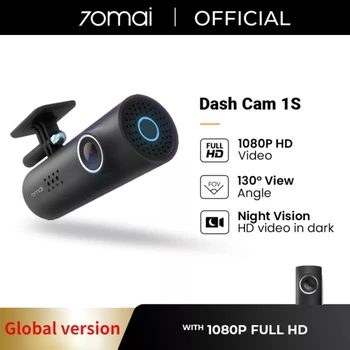 Englishi Version 1080P HD Voiture full HD DVR Pour Xiaomi 70mai 1S intelligent de Contrôle de la Voix dash cam Caméra Enregistreur Wifi Vision Nocturne