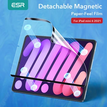 ESR Magnétique Protecteur d'Écran Film pour iPad mini 6 toucher Papier pour l'iPad Pro de 12,9 11 2021 2020 pour iPad Air 4 10.9 10.2 9 8 7 Gen