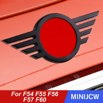 Extérieur de voiture Avant Coffre Arrière Logo de la Moulure de finition de Couverture Décor Autocollants Pour Mini Cooper S JCW F54 F55 F56 F57 F60 d'Accessoires de Voiture