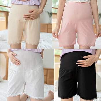 Femme Court Leggings De Maternité Doux Respirant Taille Réglable Enceinte Grossesse Vêtements Pantalon Ropa Mujer Embarazada Premama