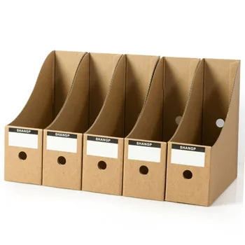Fichier porte-Papier de Bureau Organiseur de Fichiers pour les Livres, les Documents de Boîte de Stockage de Document de Bureau Dossier Office Suppiles Titulaire du Bac à Papier